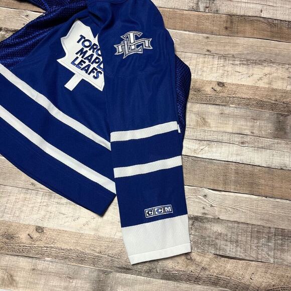 Toronto Maple Leafs Jersey Men's Small Blue Vintage CCM NHL Hockey - Picture 4 of 15